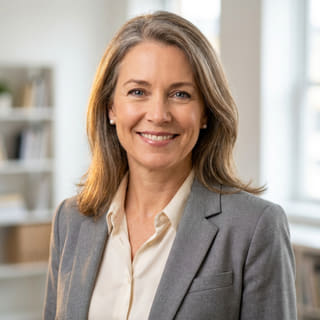 Foto de perfil de Sarah Coleman, indicada como directora financiera en Zenda Rentorio